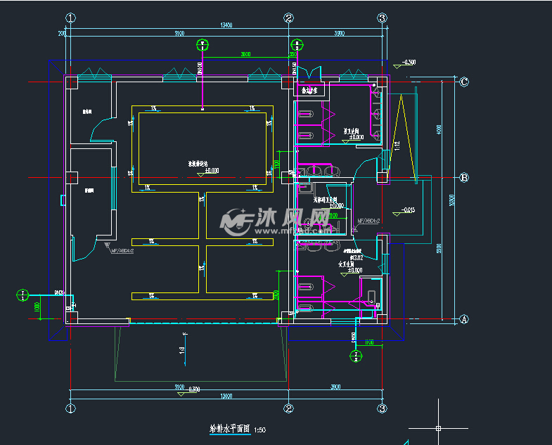 一种垃圾转运站建筑图