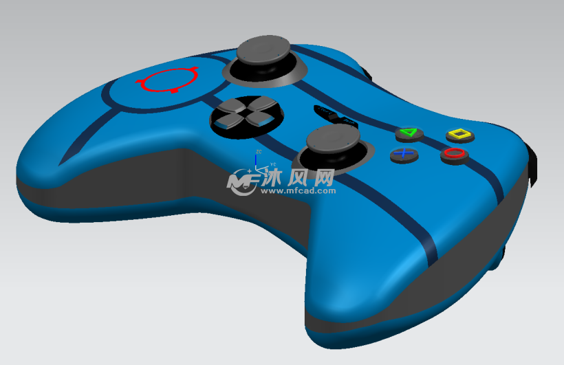 PSP游戏手柄设计 - solidworks生活用品类模型