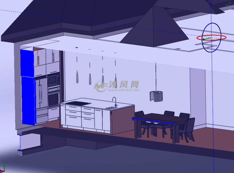 日式外型大户型建筑房屋设计模型