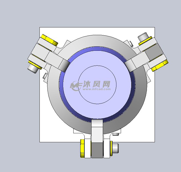 三爪夹具同动装置