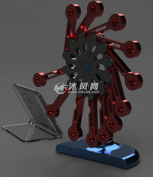 达芬奇永动机3d模型设计