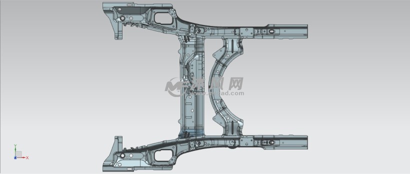 汽车前纵梁设计(ug)