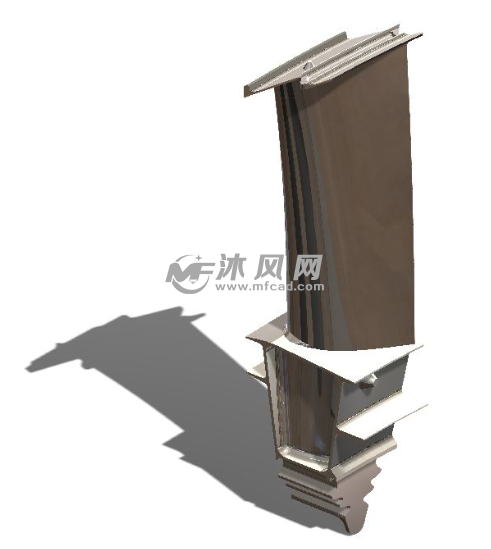 飞机发动机叶片 - UG小五金模型下载