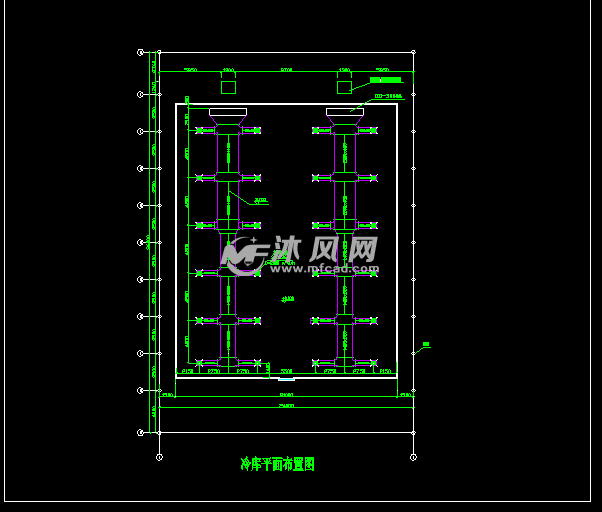 水果储藏冷库工程设计图纸(含计算书)