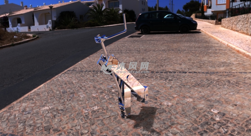 汽车轮胎维修夹具设计模型 - solidworks机械设