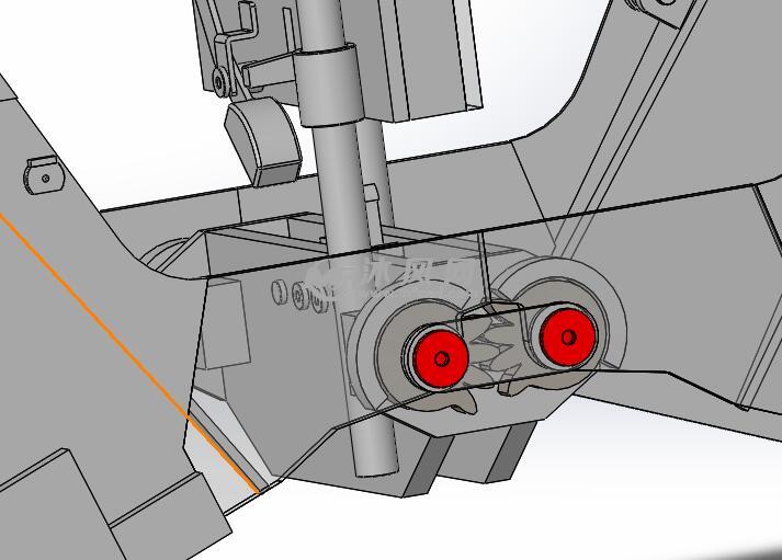 滑轮式省力抓斗 提升斗 - solidworks机械设备模型