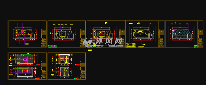 一套完整的7层ktv施工图