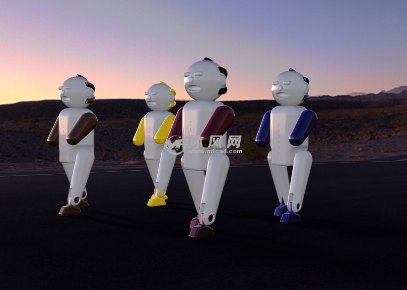 机器人玩偶设计模型 - solidworks生活用品类模