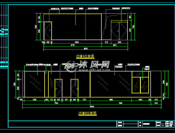 花店,婚纱店,喜糖店cad装修施工图设计