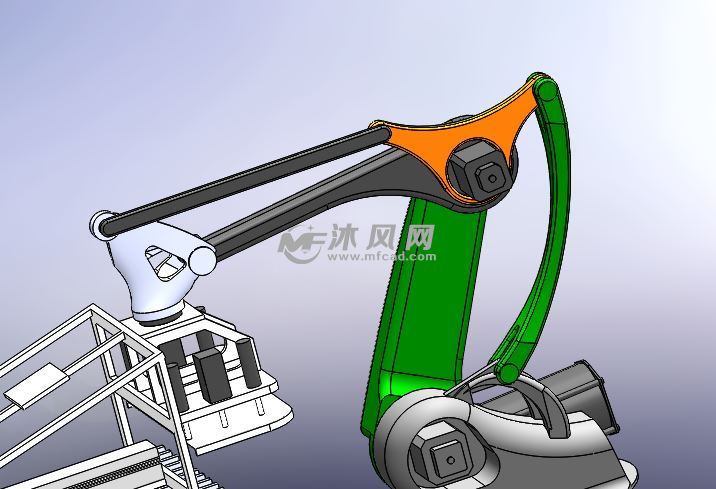 新型机械手 - solidworks机械设备模型下载 - 沐风图纸