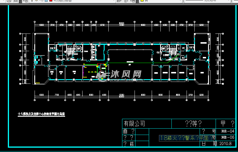机房气体灭火设计图纸 - 其它cad办公楼类建筑