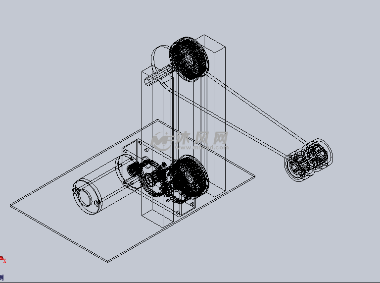 敲击运动机构(防机械手)设计模型 - solidworks