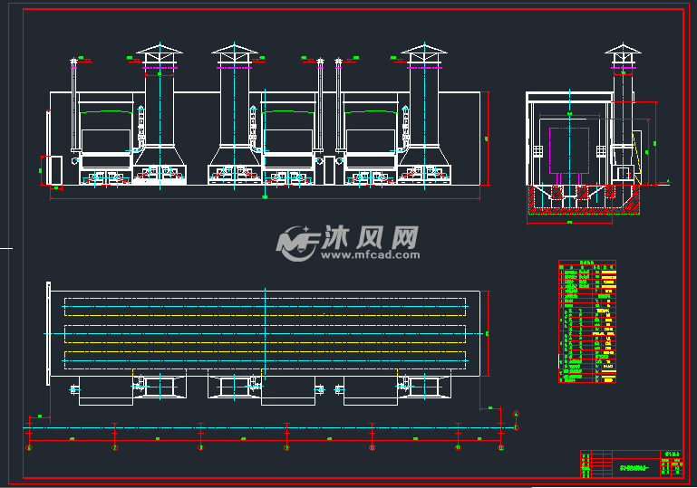 客车喷漆房 - 其他autocad机械图纸 - 沐风图纸