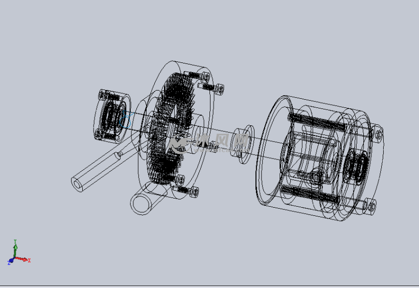 蒸汽涡轮机发电机设计模型