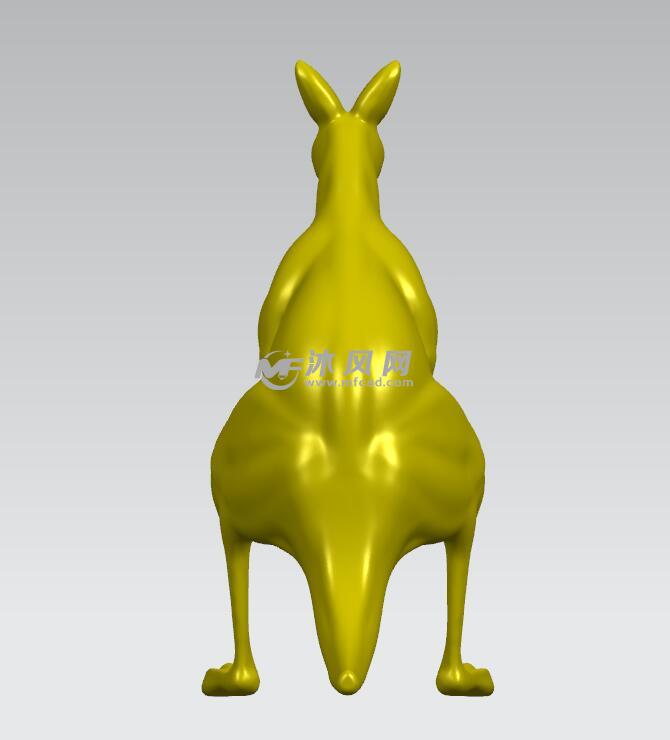 袋鼠妈妈有个袋袋 - UG动物模型下载