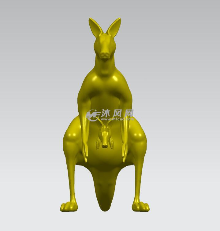袋鼠妈妈有个袋袋 - UG动物模型下载