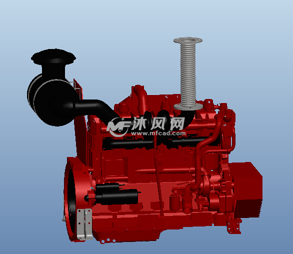 康明斯kta19-g4发动机模型