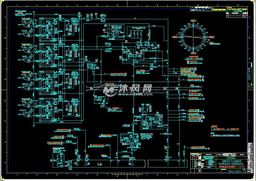 全套三菱盾构机液压流体原理图(cad版) - 其他