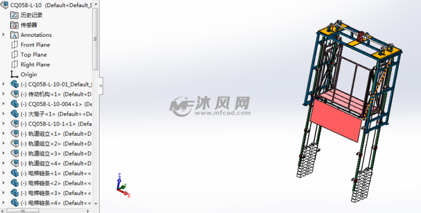 设计码垛机图纸升降-solidworks机械设备模型60m3模型s排洪泵站图片