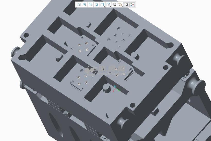 钣金模具模型结构