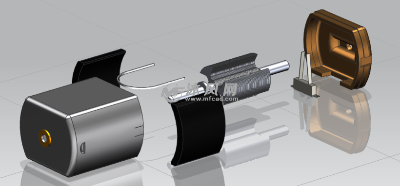 电动小马达模型设计 - UG电动工具类模型下载