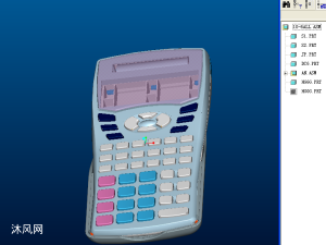 学生函数计算器图纸 - ProE办公用品类模型下载