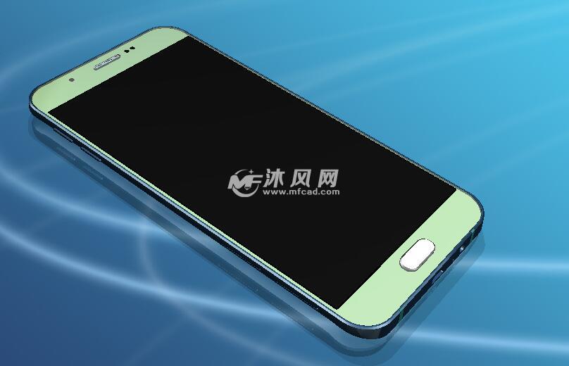 三星A8手机模型-3D图 - UG数码产品模型下载