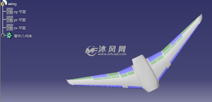 宽体客机CATIA - catia交通工具模型