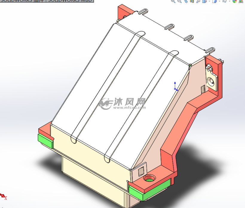 DVI店铺SWv店铺端口-solidworks数码产品背景服装模型墙设计图图片