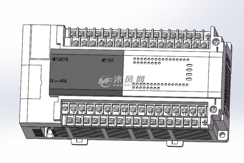 fx3u-48m,fx3u-48mr接线图 三菱plc控制器cpu,fx3u-48m