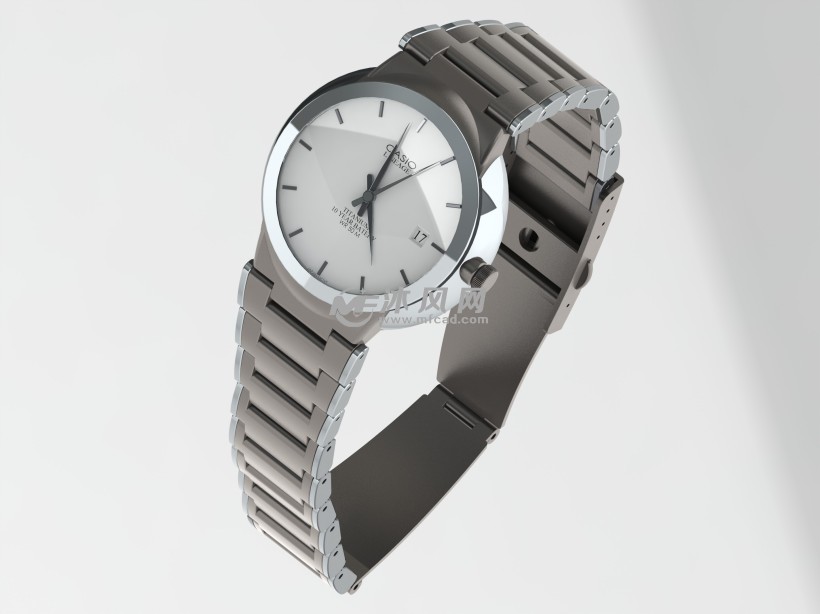 卡西欧男士手表设计模型 - solidworks生活用品