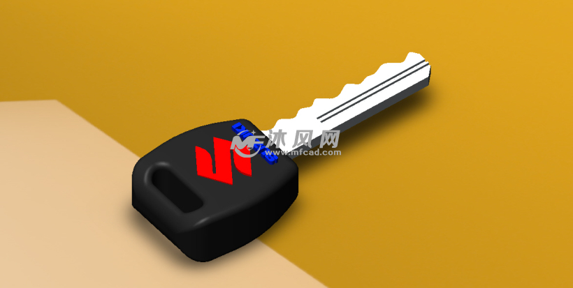 铃木车钥匙模型设计 - solidworks生活用品类模