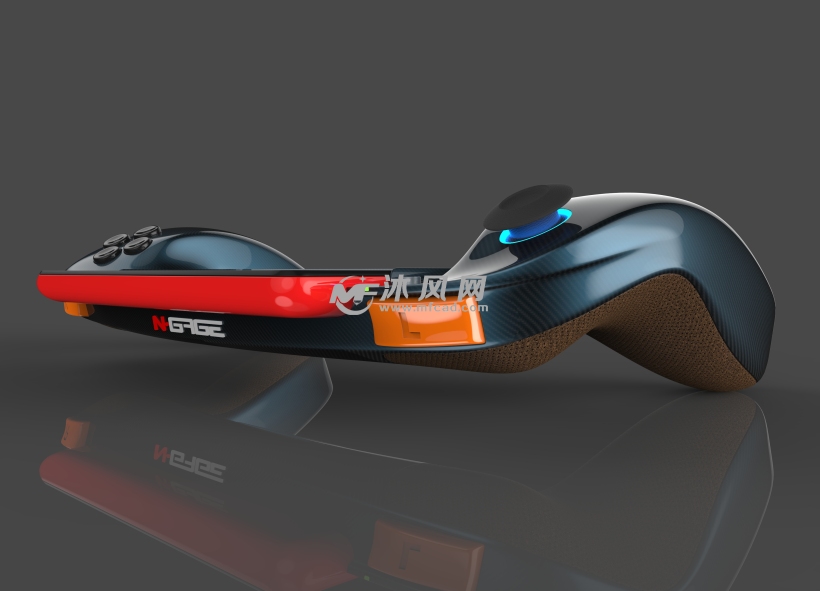 手机搭配的游戏手柄设计 - solidworks生活用品