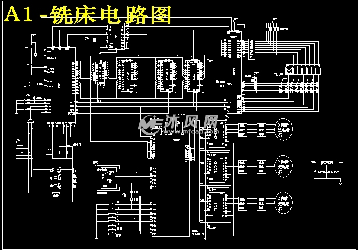 铣床电路图