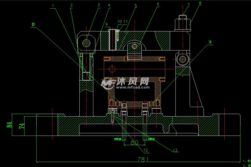 尾架体钻孔夹具设计装配图【尾座体】