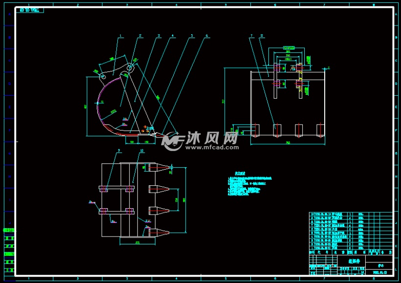 小型液压挖掘机工作机构设计