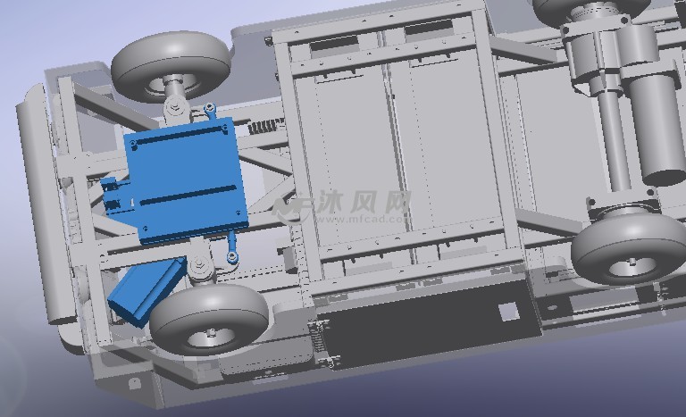 AGV小车,移动搬运机器人 - ProE交通工具类模