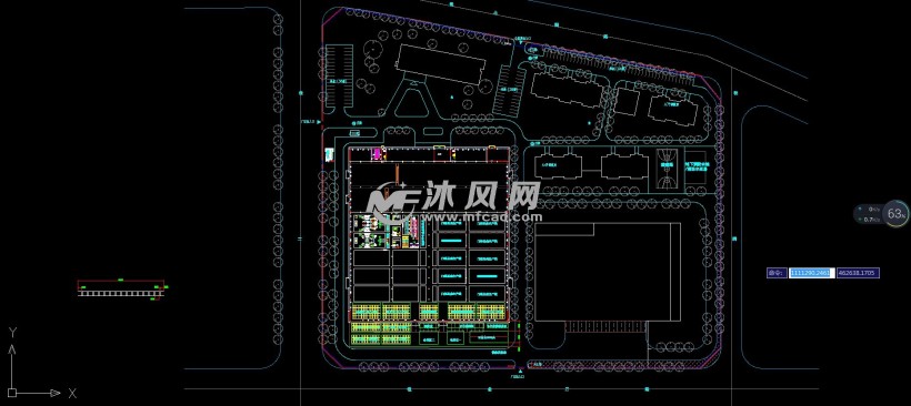 某汽车零部件工厂平面布局图设计