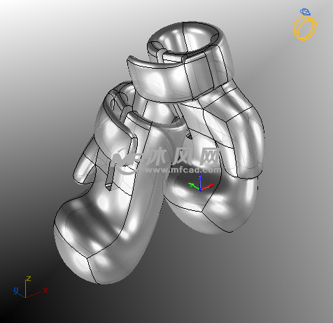 拳击手套设计 - solidworks生活用品类模型下载