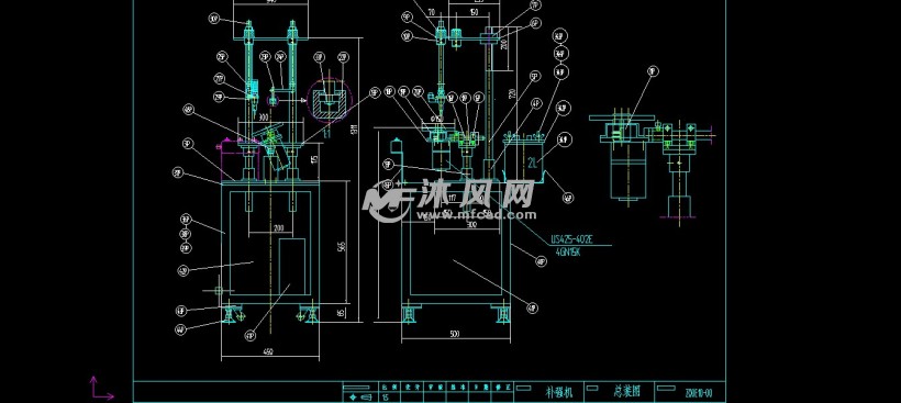 FPC补强机技术图纸 - 其他autocad机械图纸