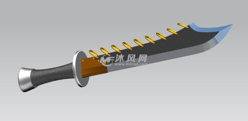 大环刀模型 - UG军工用品类模型下载