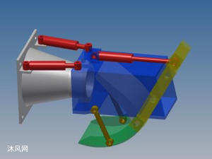 喷水推进器模型简图 - solidworks机械设备模型