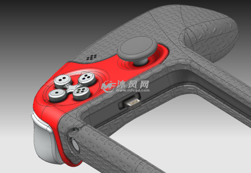 iphone5游戏手柄 - solidworks电脑周边类模型下