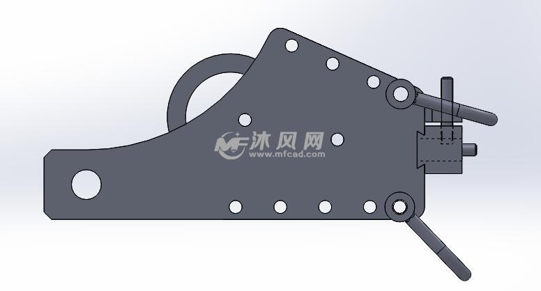 楔形绳环器模型