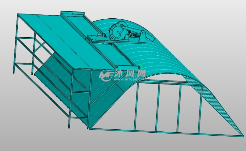 温室大棚除雪装置的设计【优秀含sw三维3d建模及8张cad图纸】