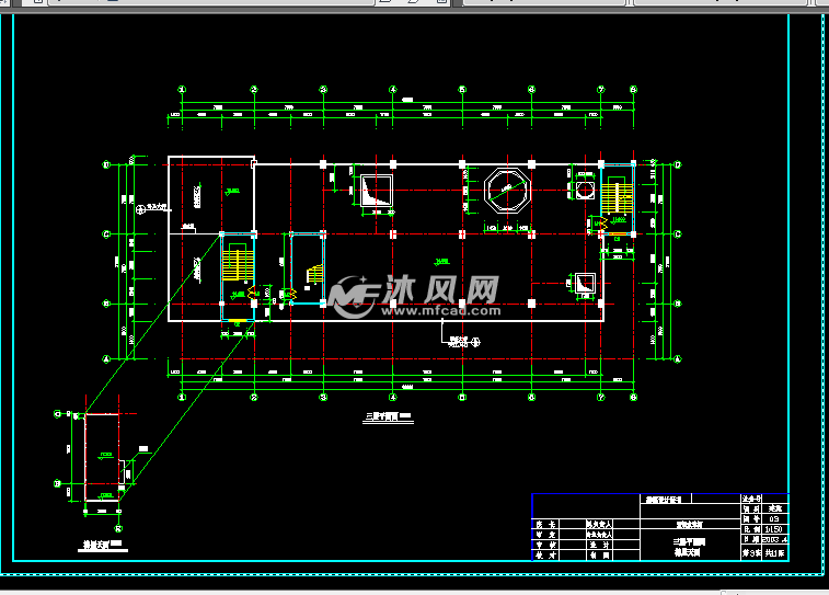 双氧水车间厂房施工图 - cad车间厂房建筑图纸