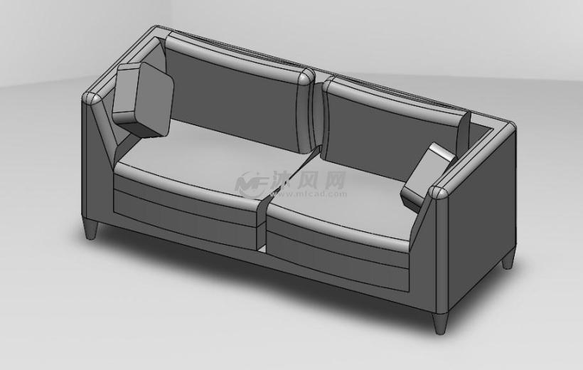 沙发造型设计模型图纸