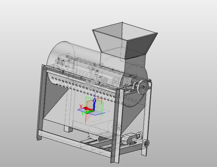 玉米脱粒机结构设计【含6张cad图纸】
