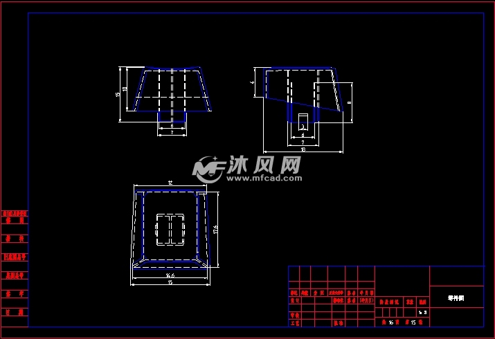 电脑键盘按键注塑模具设计【键盘键帽注塑模】【含17张cad图纸】