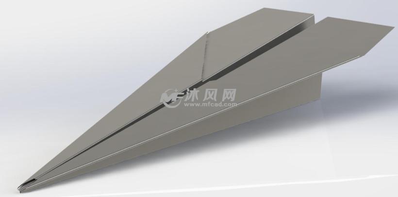 纸飞机模型 - solidworks生活用品类模型下载